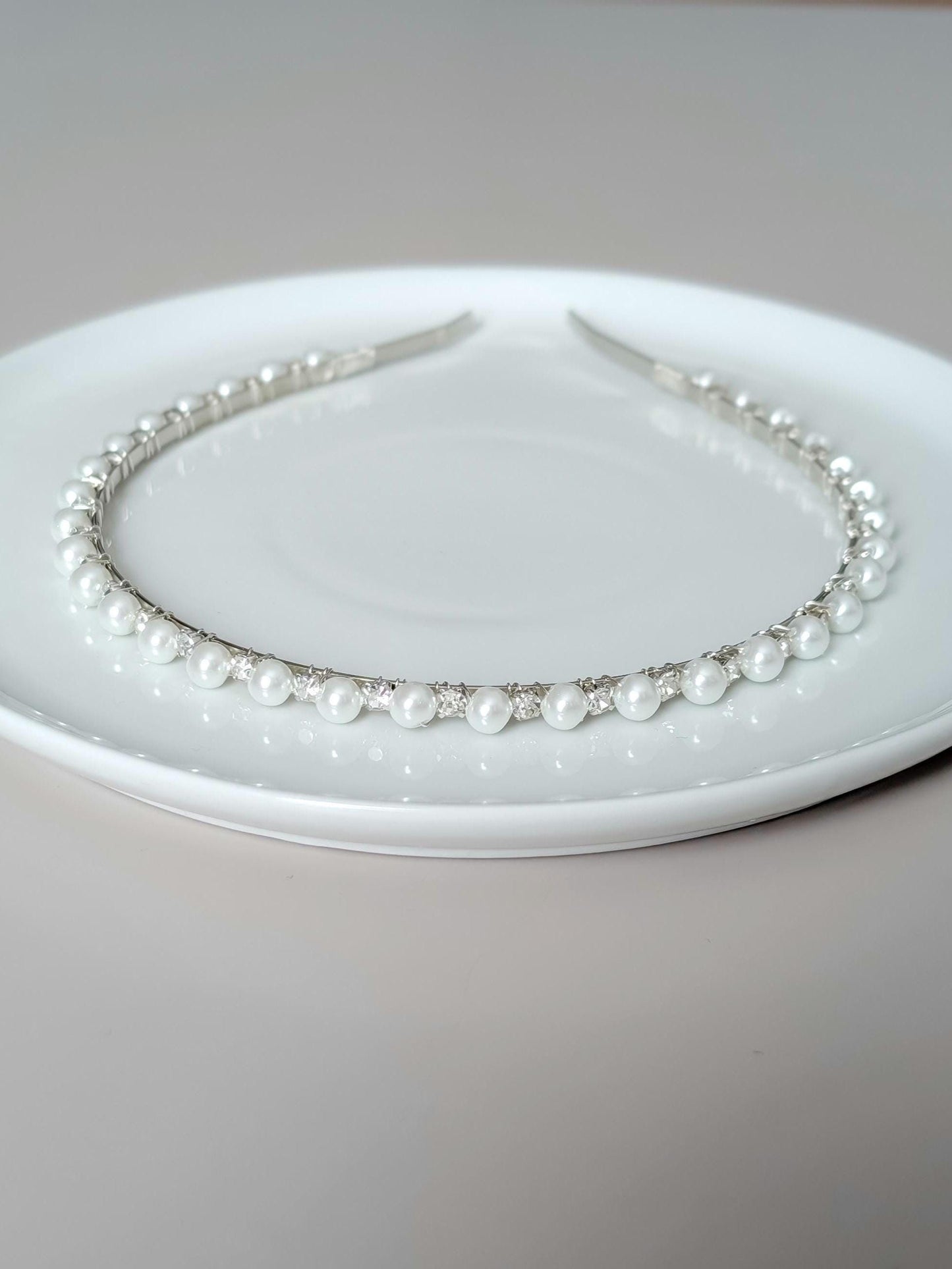 Avery - Pearl & Crystal Bridal Headband