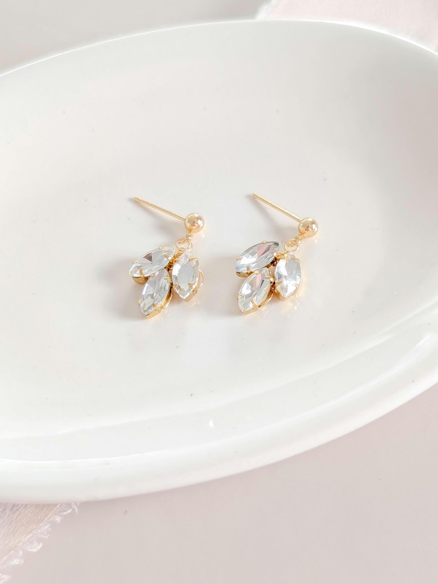 Chloe - Crystal Drop Earring Bridal Jewelry