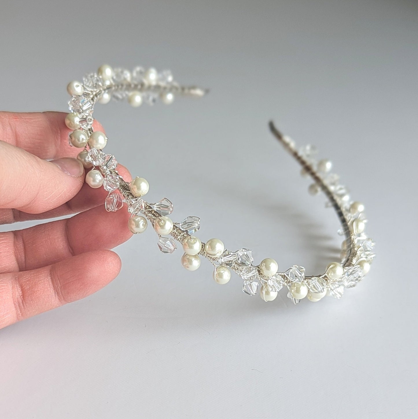 Isla – Pearl & Crystal Bridal Headband