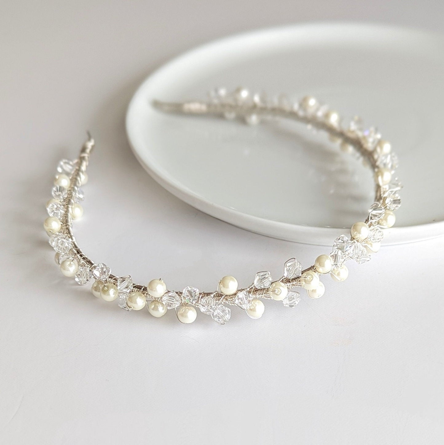 Isla – Pearl & Crystal Bridal Headband
