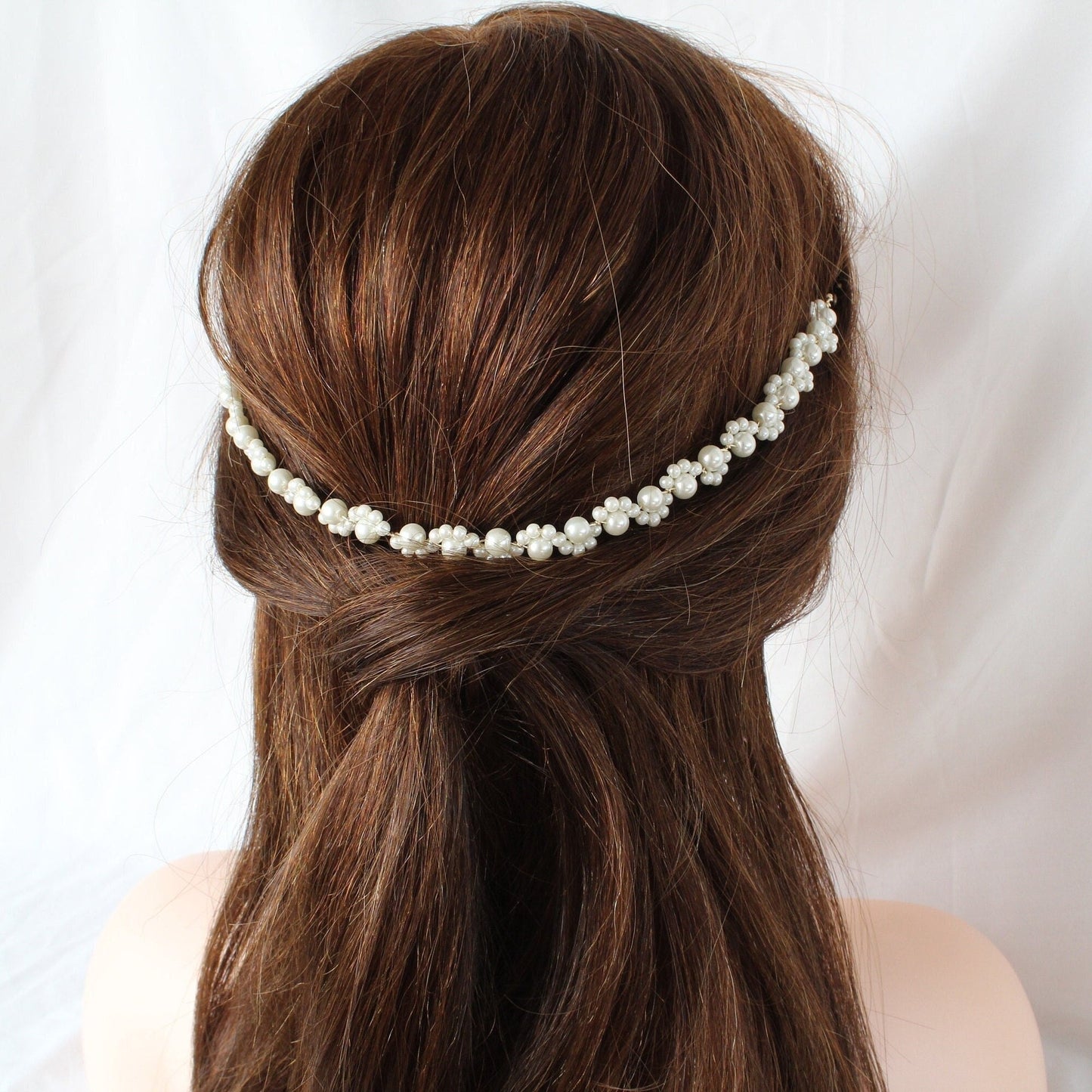 Lexi - Pearl Hair Vine (8"-24")
