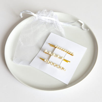 Madeline - Pearl Bobby Pins (Set of 3)