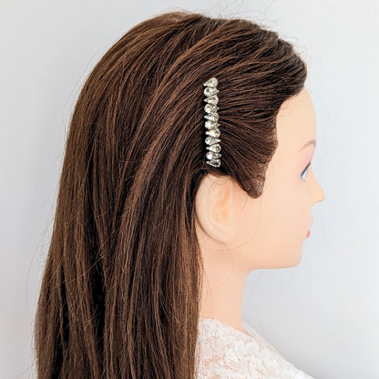 Faye - Dainty Crystal Bridal Hair Comb