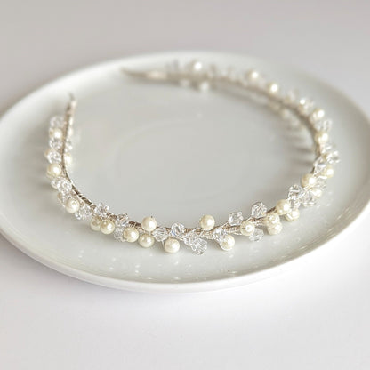 Isla – Pearl & Crystal Bridal Headband