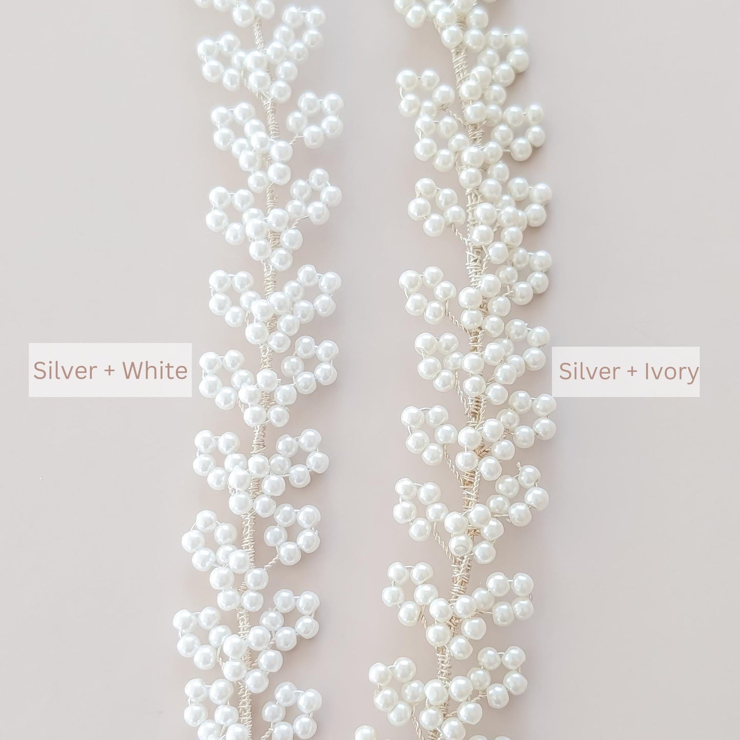 Sylvie – Baby’s Breath Inspired Pearl Headband