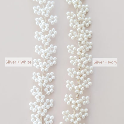 Sylvie – Baby’s Breath Inspired Pearl Headband