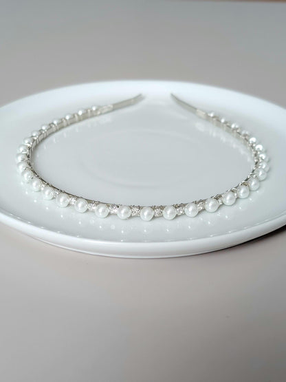 Avery - Pearl & Crystal Bridal Headband