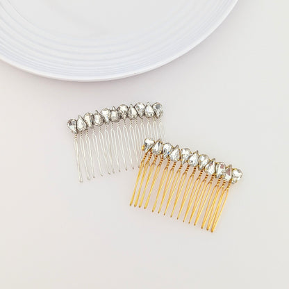 Faye - Dainty Crystal Bridal Hair Comb