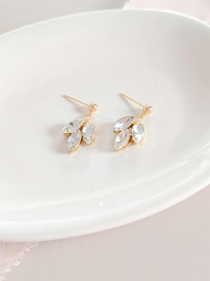 Chloe - Crystal Drop Earring Bridal Jewelry