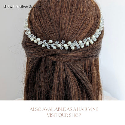Isla – Pearl & Crystal Bridal Headband