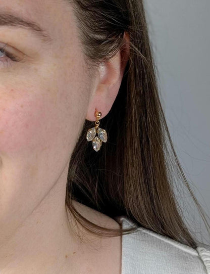 Chloe - Crystal Drop Earring Bridal Jewelry
