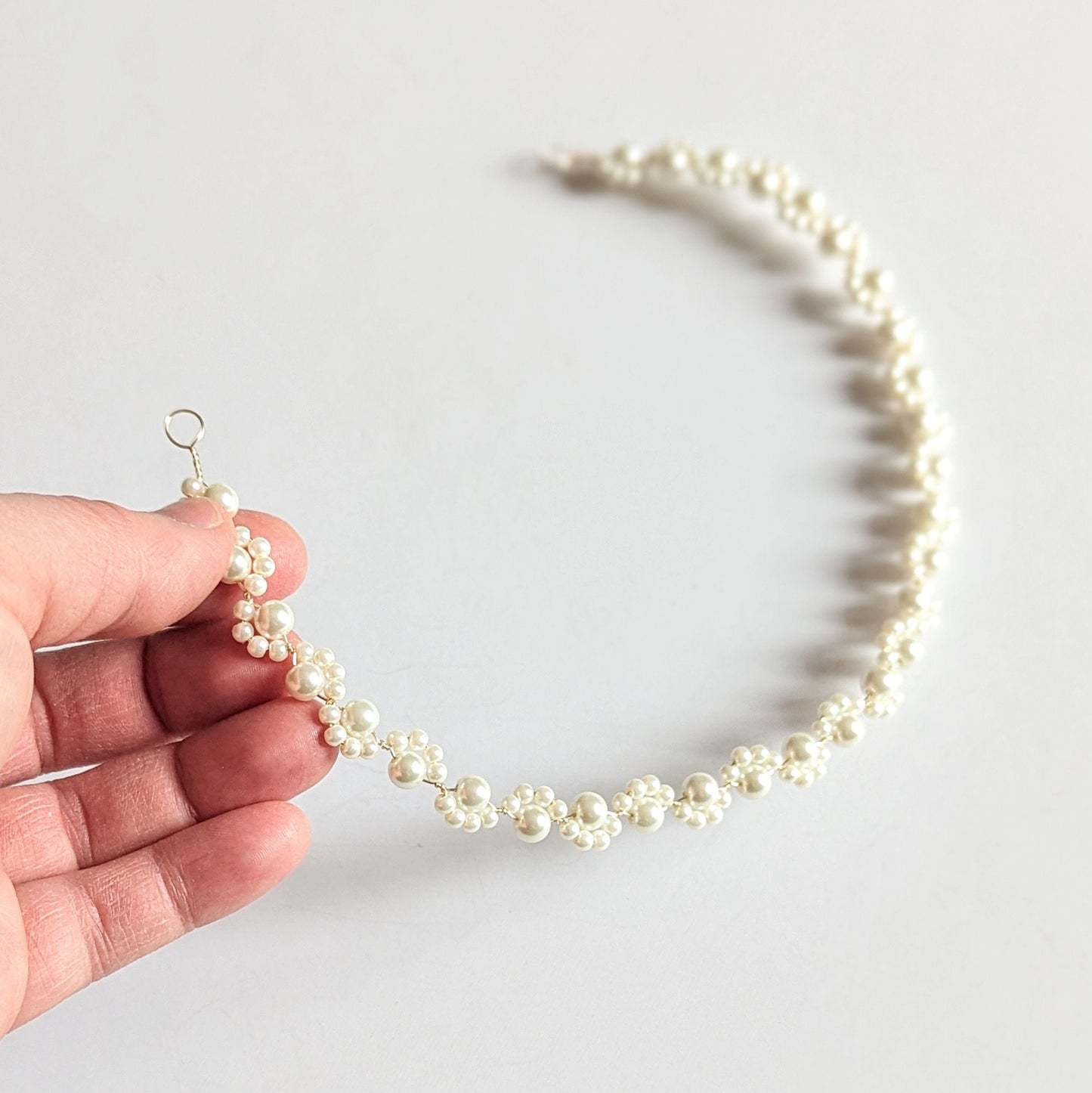 Lexi - Pearl Hair Vine (8"-24")