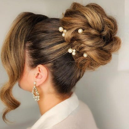 Sofia – Mixed Pearl Hair Pin Set (Set of 5)