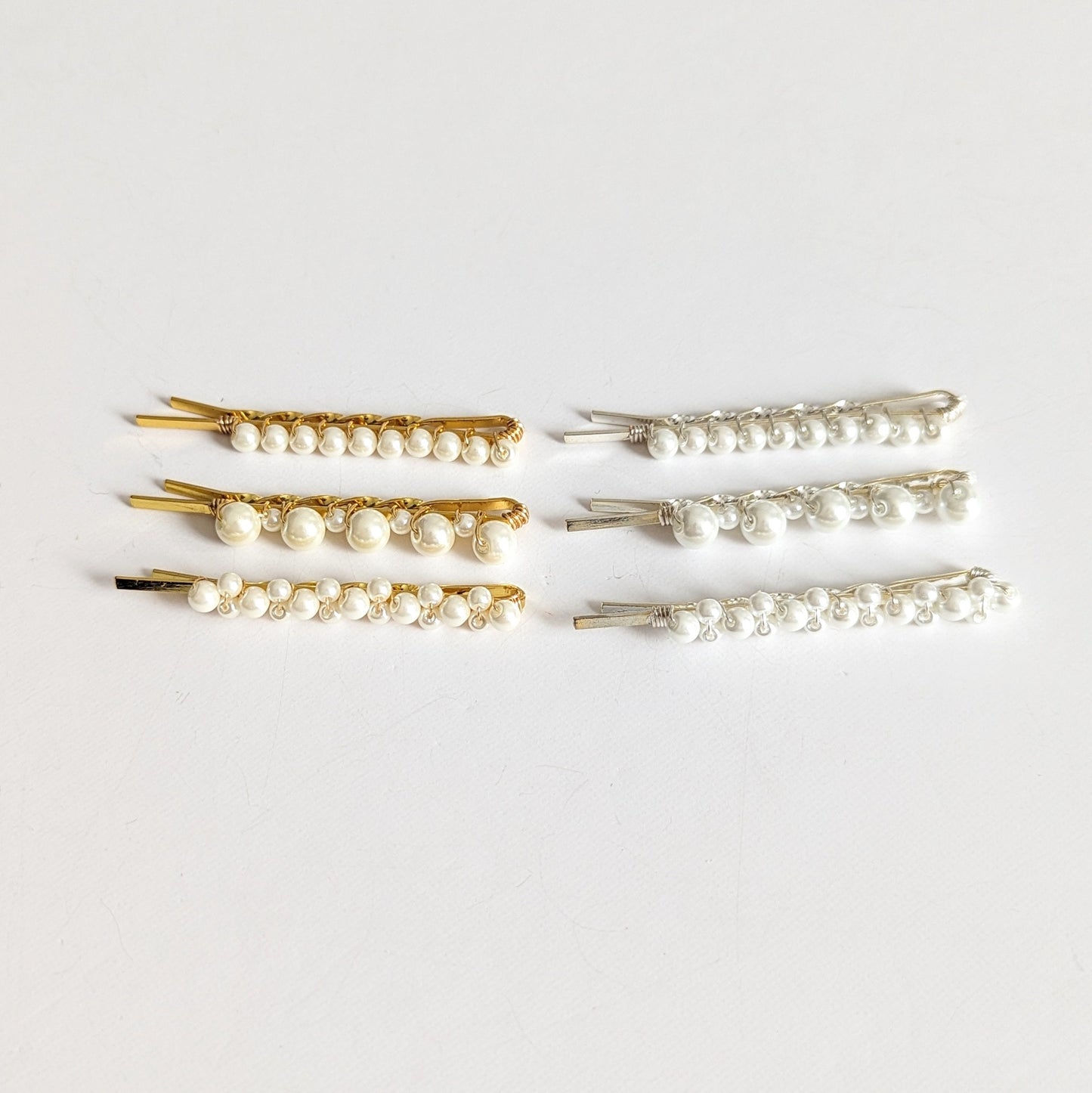 Madeline - Pearl Bobby Pins (Set of 3)