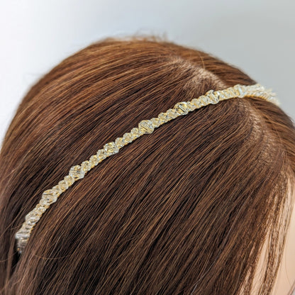 Luna & Tessa - Crystal Bridal Headband & Earring Set