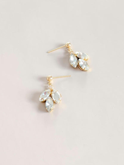 Chloe - Crystal Drop Earring Bridal Jewelry