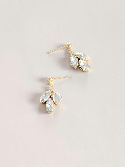 Chloe - Crystal Drop Earring Bridal Jewelry