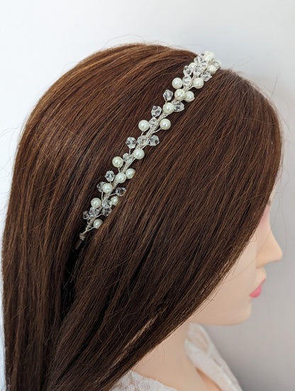 Isla – Pearl & Crystal Bridal Headband