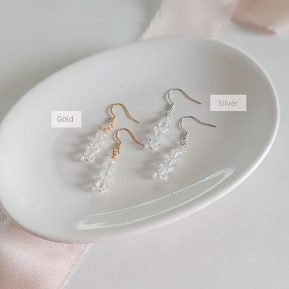 Luna & Tessa - Crystal Bridal Headband & Earring Set