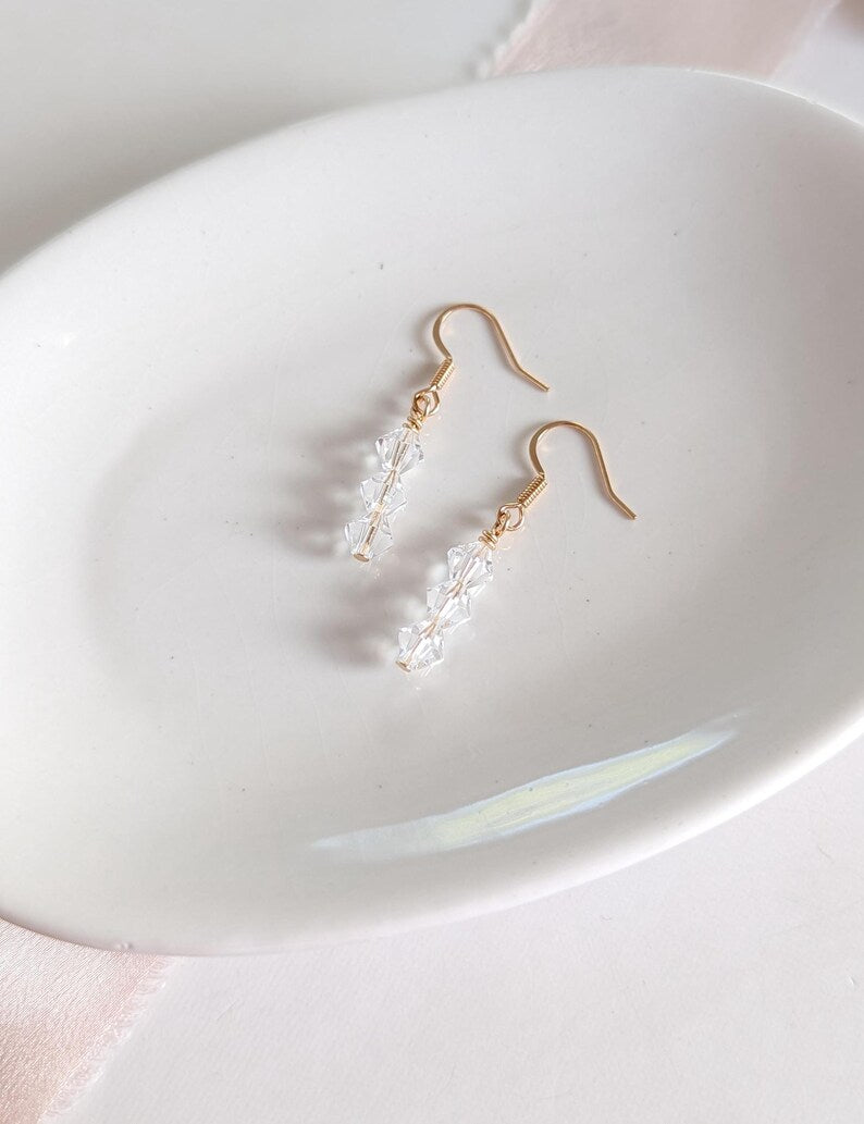 Luna & Tessa - Crystal Bridal Headband & Earring Set
