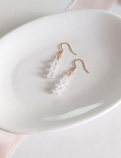 Luna & Tessa - Crystal Bridal Headband & Earring Set
