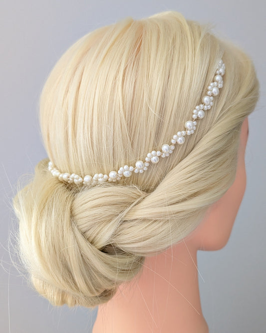 Lexi - Pearl Hair Vine (8"-24")